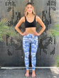 Blue Camo High Waist Legging