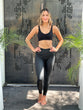 LEGGING High Waist:  LEATHERETTE